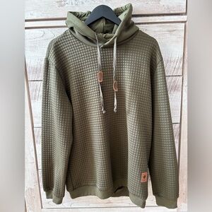 Brand new, never worn! Olive Green Textured Hoodie
T 13